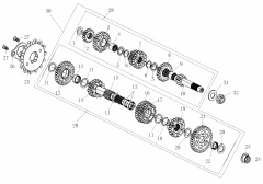 century-125-e5-2021-dark-copper-transmision