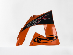 Cache radiateur droit orange RRX