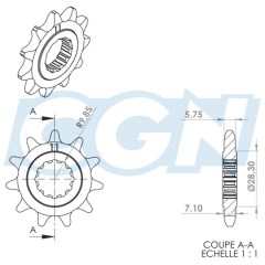 pignon_teknix_11_dents_pas_420_am6-c481752