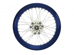 Roue avant SM Rieju MRT bleu à rayons